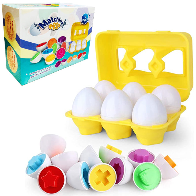 Shape and Colour Matching Eggs