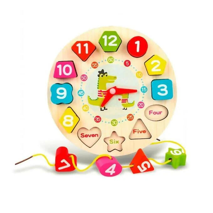 Wooden Seton Clock – Learn to Tell Time with Fun & Style