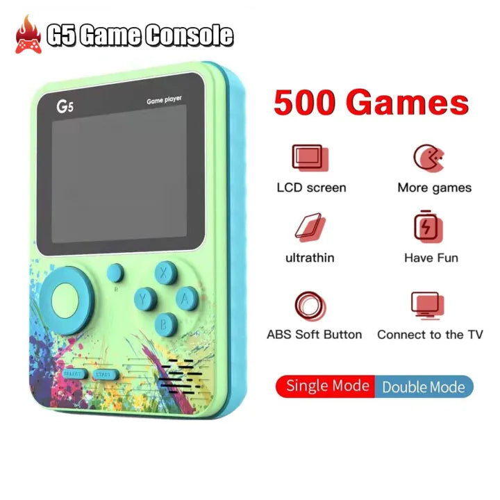 G5 Retro Game Console 500-IN-1 Games - Two Players