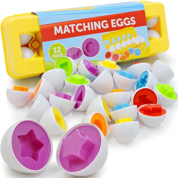 Shape and Colour Matching Eggs