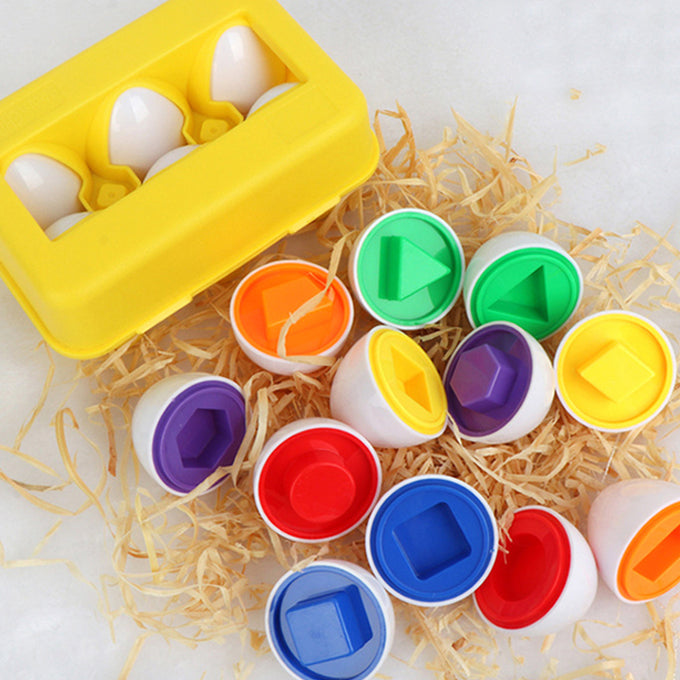 Shape and Colour Matching Eggs