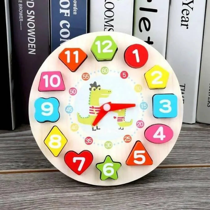 Wooden Seton Clock – Learn to Tell Time with Fun & Style