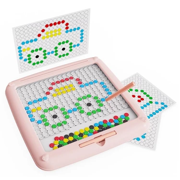 2-IN-1 Magnetic Dot Drawing Board & Magnetic Maze