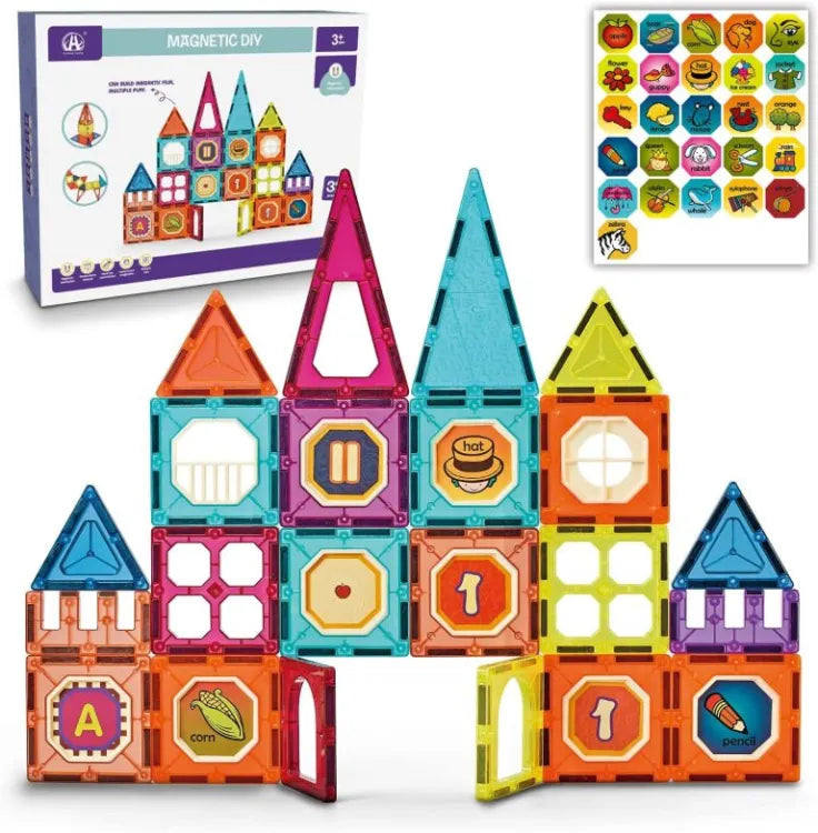 Magnetic Tiles Building Blocks - Picasso Tiles