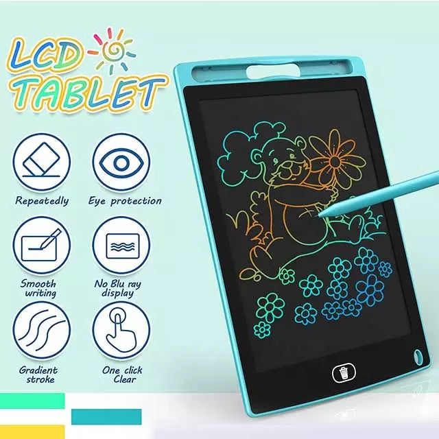 LCD Writing Tablet (Multicolor)